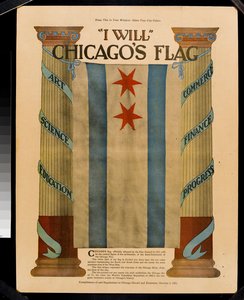 Hisser le drapeau, Supplément au Chicago Herald and Examiner, 2 octobre 1921